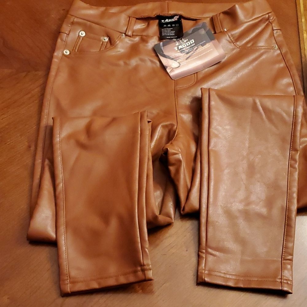 TagooFaux Leather Pant Size M - Picture 6 of 9